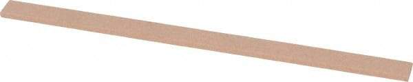 Made in USA - 220 Grit Aluminum Oxide Rectangular Polishing Stone - Very Fine Grade, 1/4" Wide x 4" Long x 1/16" Thick - Eagle Tool & Supply