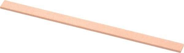 Made in USA - 320 Grit Aluminum Oxide Rectangular Polishing Stone - Extra Fine Grade, 1/4" Wide x 4" Long x 1/16" Thick - Eagle Tool & Supply