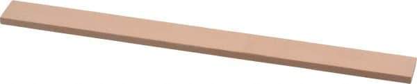 Made in USA - 600 Grit Aluminum Oxide Rectangular Polishing Stone - Super Fine Grade, 1/2" Wide x 6" Long x 1/8" Thick - Eagle Tool & Supply