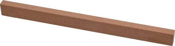 Made in USA - 180 Grit Aluminum Oxide Rectangular Polishing Stone - Very Fine Grade, 1/2" Wide x 6" Long x 1/4" Thick - Eagle Tool & Supply