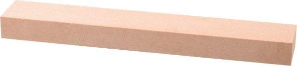 Made in USA - 320 Grit Aluminum Oxide Rectangular Polishing Stone - Extra Fine Grade, 1" Wide x 6" Long x 1/2" Thick - Eagle Tool & Supply