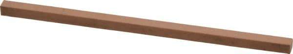 Made in USA - 400 Grit Aluminum Oxide Square Polishing Stone - Super Fine Grade, 5/32" Wide x 4" Long x 5/32" Thick - Eagle Tool & Supply