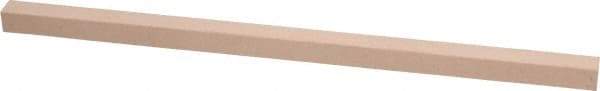 Made in USA - 320 Grit Aluminum Oxide Square Polishing Stone - Extra Fine Grade, 1/4" Wide x 6" Long x 1/4" Thick - Eagle Tool & Supply