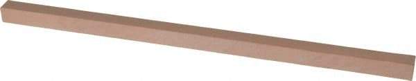 Value Collection - 400 Grit Aluminum Oxide Square Polishing Stone - Super Fine Grade, 1/4" Wide x 6" Long x 1/4" Thick - Eagle Tool & Supply