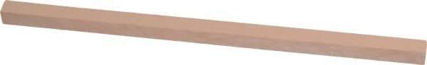 Value Collection - 600 Grit Aluminum Oxide Square Polishing Stone - Super Fine Grade, 1/4" Wide x 6" Long x 1/4" Thick - Eagle Tool & Supply
