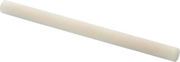 Made in USA - 3" Long x 1/4" Diam x 1/4" Thick, Novaculite Sharpening Stone - Round, Ultra Fine Grade - Eagle Tool & Supply