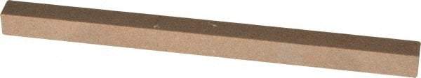 Made in USA - 4" Long x 1/4" Wide x 1/4" Thick, Aluminum Oxide Sharpening Stone - Square, Medium Grade - Eagle Tool & Supply