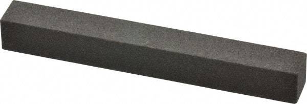 Made in USA - 4" Long x 1/2" Wide x 1/2" Thick, Aluminum Oxide Sharpening Stone - Square, Coarse Grade - Eagle Tool & Supply