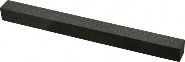 Made in USA - 6" Long x 1/2" Wide x 1/2" Thick, Aluminum Oxide Sharpening Stone - Square, Coarse Grade - Eagle Tool & Supply