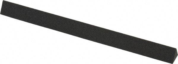 Made in USA - 6" Long x 1/2" Wide x 1/2" Thick, Aluminum Oxide Sharpening Stone - Triangle, Coarse Grade - Eagle Tool & Supply