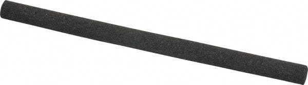 Made in USA - 4" Long x 1/4" Diam x 1/4" Thick, Aluminum Oxide Sharpening Stone - Round, Coarse Grade - Eagle Tool & Supply