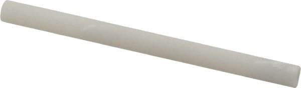 Made in USA - 3" Long x 1/4" Diam x 1/4" Thick, Novaculite Sharpening Stone - Round, Ultra Fine Grade - Eagle Tool & Supply
