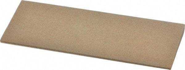 Made in USA - 4-1/2" Long x 1-3/4" Diam x 1/4" Thick, Aluminum Oxide Sharpening Stone - Round, Medium Grade - Eagle Tool & Supply