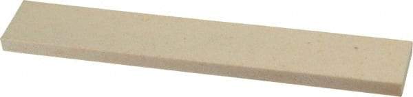 Norton - 120 Grit Aluminum Oxide Rectangular Roughing Stone - Fine Grade, 1" Wide x 6" Long x 1/4" Thick - Eagle Tool & Supply