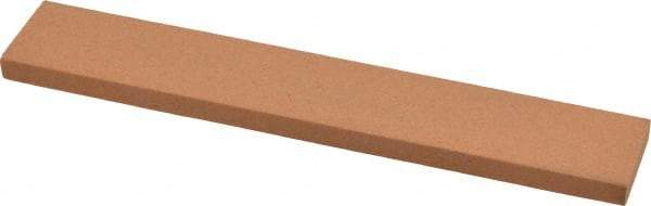Norton - 180 Grit Aluminum Oxide Rectangular Roughing Stone - Very Fine Grade, 1" Wide x 6" Long x 1/4" Thick - Eagle Tool & Supply