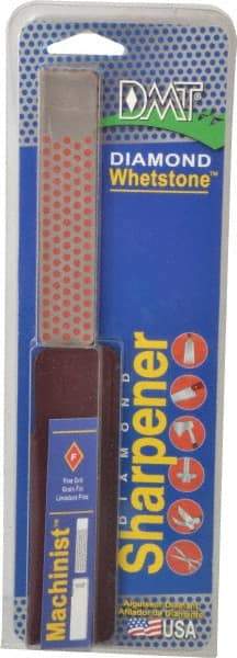 DMT - Super Fine Grade, Diamond Whetsone Sharpener - 25 Micron, Diamond Area 4.3" Long x 7/8" Wide - Eagle Tool & Supply
