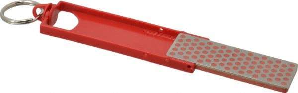 DMT - Fine Grade, Diamond Whetsone Sharpener - 25 Micron, Diamond Area 2-3/4" Long x 15/16" Wide, 5-1/2" Open Length, 2-11/16" Closed Length - Eagle Tool & Supply