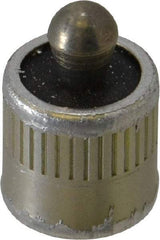 Vlier - 7/16" Body Diam, 0.45" Body Length, 0.2" Nose Diam, 0.24" Nose Length, Spring Locating Pin - 4.5 Lb Final End Force, Aluminum Body, Alloy Steel Nose - Eagle Tool & Supply