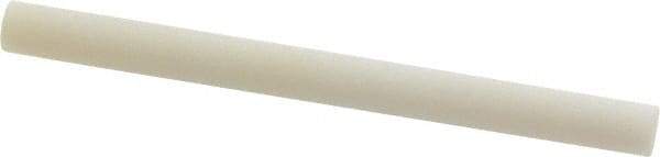 Norton - 3" Long x 1/4" Diam x 1/4" Thick, Novaculite Sharpening Stone - Round, Ultra Fine Grade - Eagle Tool & Supply