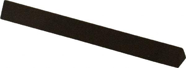 Norton - 4" Long x 3/8" Wide x 3/8" Thick, Aluminum Oxide Sharpening Stone - Triangle, Coarse Grade - Eagle Tool & Supply
