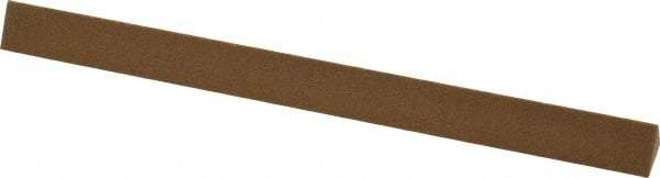 Norton - 6" Long x 1/2" Wide x 1/2" Thick, Aluminum Oxide Sharpening Stone - Triangle, Medium Grade - Eagle Tool & Supply