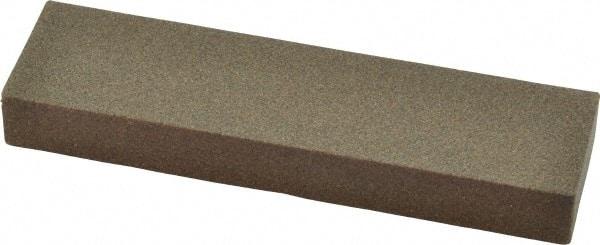 Norton - 4" Long x 1" Wide x 1/2" Thick, Aluminum Oxide Sharpening Stone - Rectangle, Coarse Grade - Eagle Tool & Supply