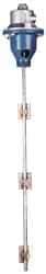 Neptune Mixer - 1/3 Hp, 1,750 RPM, 55 Gallon Mixing Capacity, Drum, TEFC Motor, Electric Mixer - 115/230 Volts, 3-3/4 Inch Prop Diameter, 30 Inch Shaft Length, 316 Stainless Steel - Eagle Tool & Supply