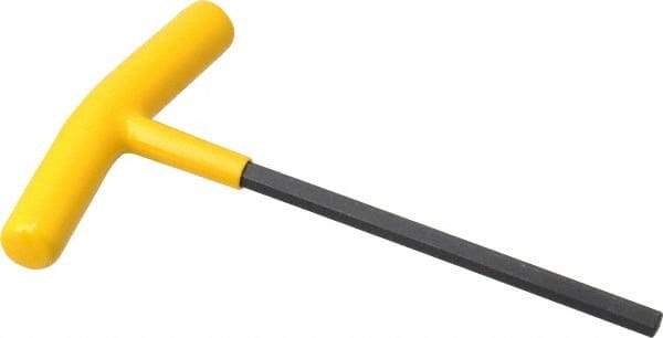 Bondhus - 1/4" Hex, T-Handle Cushion Grip, Hex Key - 6-13/32" OAL, Protanium High Torque Steel, Inch System of Measurement - Eagle Tool & Supply