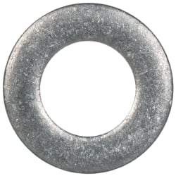Made in USA - #4 Screw, Grade 300 Stainless Steel Standard Flat Washer - 0.115" ID x 0.209" OD, 0.032" Thick, Passivated Finish, Meets Military Specifications - Eagle Tool & Supply
