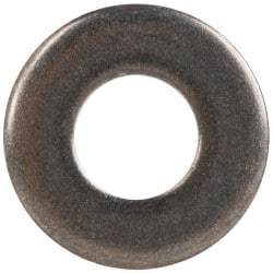 Made in USA - #10 Screw, Grade AN960 Stainless Steel Standard Flat Washer - 0.203" ID x 0.438" OD, 0.063" Thick, Passivated Finish, Meets Military Specifications - Eagle Tool & Supply