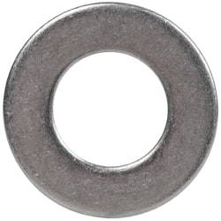 Made in USA - 1/4" Screw, Grade AN960 Stainless Steel Standard Flat Washer - 0.267" ID x 1/2" OD, 0.028" Thick, Passivated Finish, Meets Military Specifications - Eagle Tool & Supply