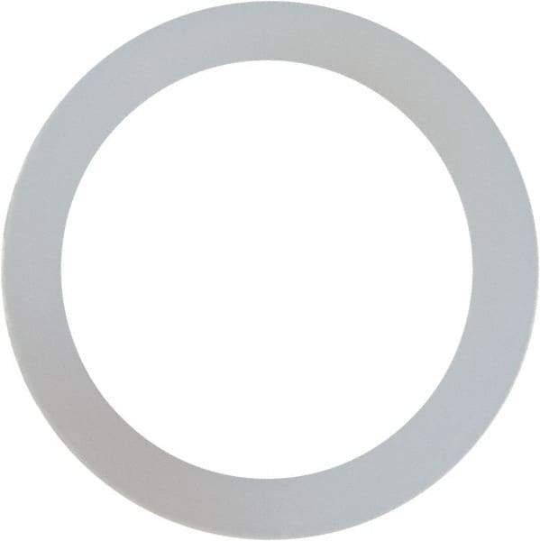 Made in USA - 1/2" Screw, Grade 6/6 Nylon Standard Flat Washer - 1/2" ID x 0.687" OD, 0.031" Thick, Plain Finish - Eagle Tool & Supply