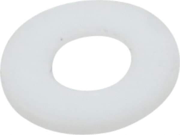Made in USA - #4 Screw, PTFE Standard Flat Washer - 0.116" ID x 1/4" OD, 0.031" Thick, Plain Finish - Eagle Tool & Supply