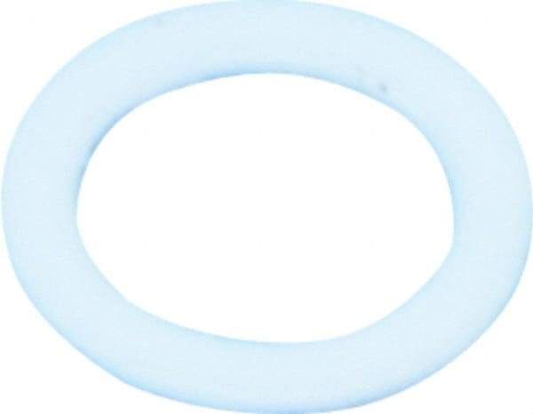 Made in USA - #8 Screw, PTFE Standard Flat Washer - 0.197" ID x 0.28" OD, 0.015" Thick, Plain Finish - Eagle Tool & Supply