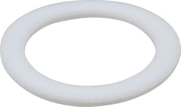Made in USA - 1/2" Screw, PTFE Standard Flat Washer - 1/2" ID x 0.688" OD, 0.031" Thick, Plain Finish - Eagle Tool & Supply