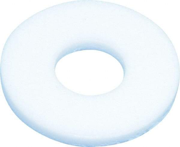 Made in USA - 5/16" Screw, PTFE Standard Flat Washer - 0.344" ID x 7/8" OD, 0.08" Thick, Plain Finish - Eagle Tool & Supply