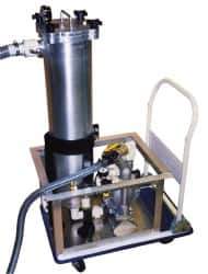 Made in USA - 5 CFM Air Input Rate, Oil Separator/Filter - 20 GPH Oil Removal Capacity, 20 Gallons per Minute Max Flow Rate - Eagle Tool & Supply