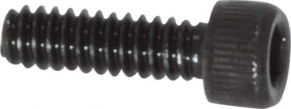 Value Collection - #4-40 UNC Hex Socket Drive, Socket Cap Screw - Alloy Steel, Black Oxide Finish, Fully Threaded, 3/8" Length Under Head - Eagle Tool & Supply