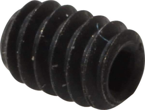 Value Collection - #2-56 UNC, 1/8" OAL, Cup Point Set Screw - Grade 8 Alloy Steel, 0.035" Key - Eagle Tool & Supply
