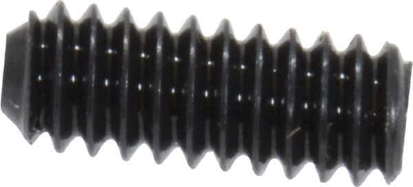 Value Collection - #3-48 UNC, 1/4" OAL, Cup Point Set Screw - Grade 8 Alloy Steel, 0.05" Key - Eagle Tool & Supply