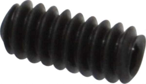 Value Collection - #4-40 UNC, 1/4" OAL, Cup Point Set Screw - Grade 8 Alloy Steel, 0.05" Key - Eagle Tool & Supply