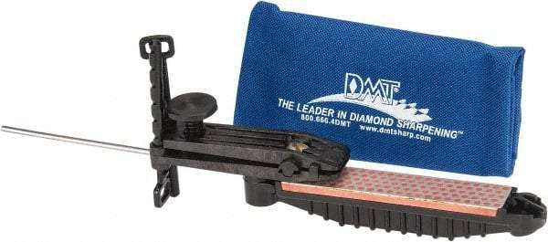 DMT - Fine Grade, Diamond Sharpening Kit - 25 Micron, Diamond Area 4" Long x 3/4" Wide - Eagle Tool & Supply