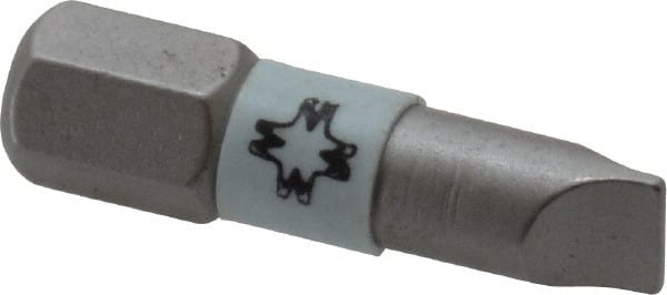 Wera - 5.5mm x 0.8mm Blade, 1/4" Drive Slotted Screwdriver Bit - Eagle Tool & Supply