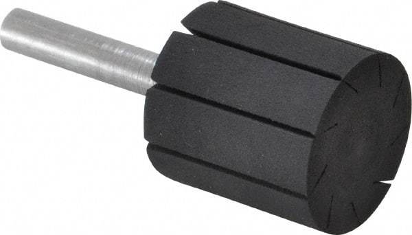 3M - 1" Wide x 1" Diam, Spiral Band Drum - 1/4" Shank Diam, 18,000 RPM - Eagle Tool & Supply