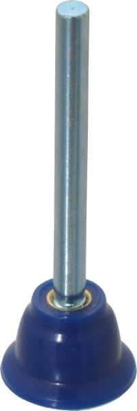 Value Collection - 1/2" Diam Adhesive/PSA Disc Backing Pad - 1/8" Shank Diam, 18,000 RPM - Eagle Tool & Supply