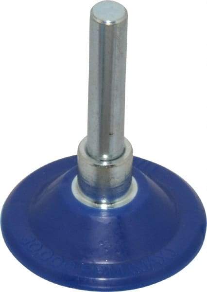 Value Collection - 1-1/2" Diam Adhesive/PSA Disc Backing Pad - 1/4" Shank Diam, 15,000 RPM - Eagle Tool & Supply