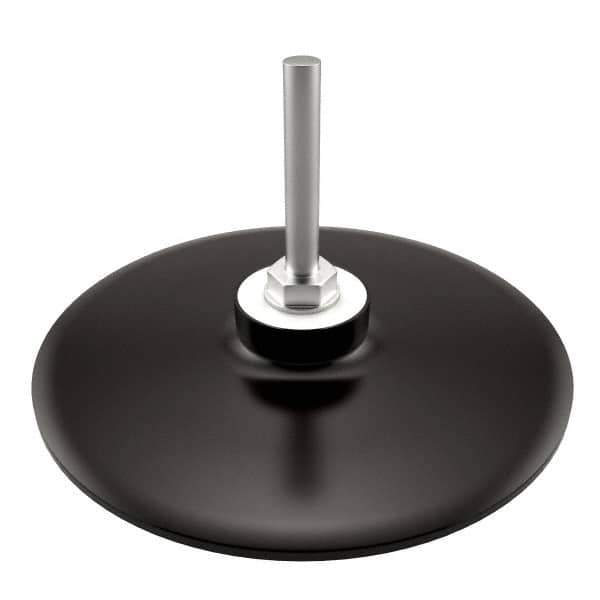 Norton - 4" Diam Quick-Change Type S Disc Backing Pad - 1/4" Shank Diam, Medium Density, 12,000 RPM, Speed-Lok TS Compatible - Eagle Tool & Supply