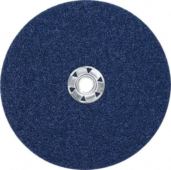 Norton - 7" Diam 24 Grit Fiber Disc - Very Coarse Grade, Zirconia Alumina, 13,000 Max RPM, Series F826 - Eagle Tool & Supply