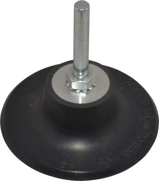 Value Collection - 3" Diam Quick-Change Type R Disc Backing Pad - 1/4" Shank Diam, 20,000 RPM - Eagle Tool & Supply