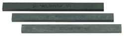 Made in USA - 240 Grit Silicon Carbide Rectangular Polishing Stone - Very Fine Grade, 1/2" Wide x 6" Long x 1/4" Thick - Eagle Tool & Supply